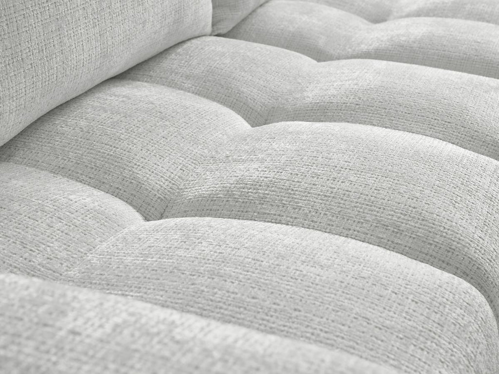 Anakin - Canapé D'Angle Réversible - Tissu Texturé - 2 Coussins