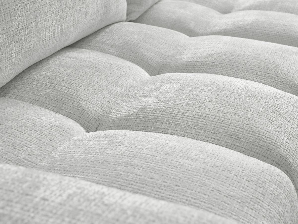 Anakin - Canapé D'Angle Réversible - Tissu Texturé - 2 Coussins