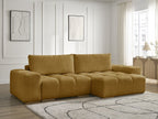 Anakin - Canapé D'Angle Réversible - Tissu Texturé - 2 Coussins