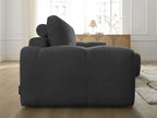 Anakin - Canapé D'Angle Réversible - Tissu Texturé - 2 Coussins