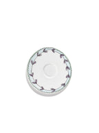 Midnight Flowers - Lot De 2 Soucoupes Pour Tasse À Café Basse - Porcelaine Bone China - Blossom Milk
