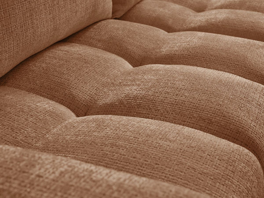 Anakin - Canapé D'Angle Réversible - Tissu Texturé - 2 Coussins