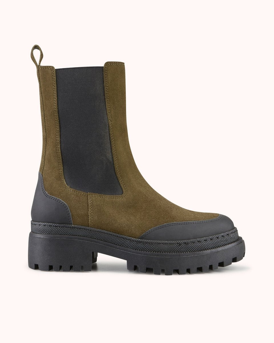 Fioro Ankle Boots - Khaki Black