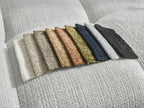 Anakin - Canapé D'Angle Réversible - Tissu Texturé - 6 Coussins