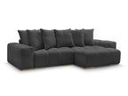 Anakin - Canapé D'Angle Réversible - Tissu Texturé - 6 Coussins