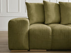 Anakin - Canapé D'Angle Réversible - Tissu Texturé - 6 Coussins