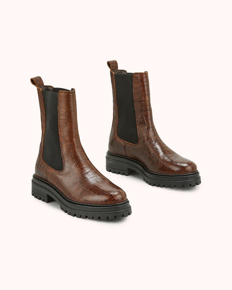 Bottines Felici2 - Cognac