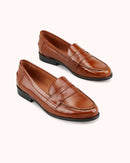 Mocassins Valene - Cognac