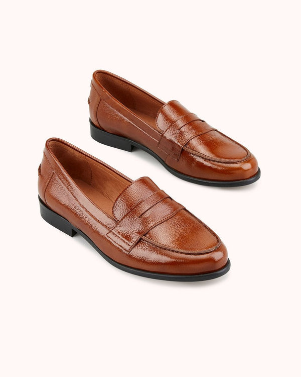 Valene Loafers - Cognac