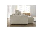 Anakin - Canapé Panoramique Convertible Coffre - Tissu Texturé - 10 Coussins
