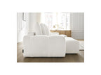 Anakin - Canapé Panoramique Convertible Coffre - Tissu Texturé - 10 Coussins