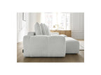 Anakin - Canapé Panoramique Convertible Coffre - Tissu Texturé - 10 Coussins