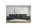 Anakin - Canapé Panoramique Convertible Coffre - Tissu Texturé - 10 Coussins
