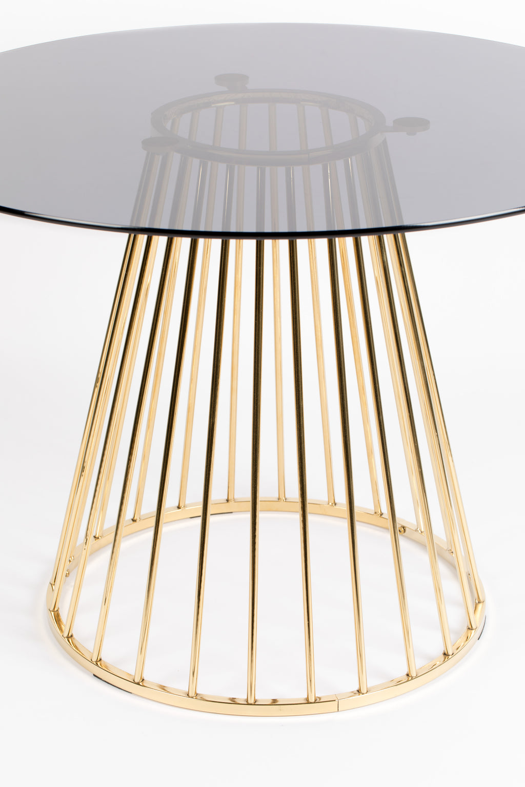 Floris - Dining Room Table - Glass - Gold