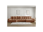 Anakin - Canapé Panoramique Convertible Coffre - Tissu Texturé - 10 Coussins