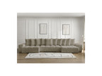Anakin - Canapé Panoramique Convertible Coffre - Tissu Texturé - 10 Coussins