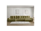 Anakin - Canapé Panoramique Convertible Coffre - Tissu Texturé - 10 Coussins