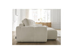 Anakin - Canapé Panoramique Convertible Coffre - Tissu Texturé - 3 Coussins