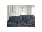 Anakin - Canapé Panoramique Convertible Coffre - Tissu Texturé - 3 Coussins