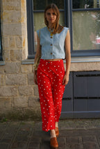 Constant Red Polka Dot Trousers