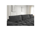 Anakin - Canapé Panoramique Convertible Coffre - Tissu Texturé - 3 Coussins