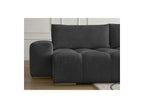 Anakin - Canapé Panoramique Convertible Coffre - Tissu Texturé - 3 Coussins