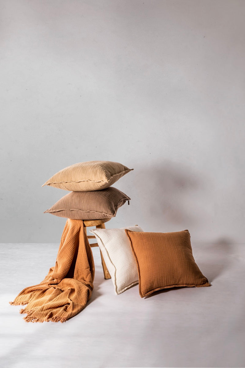 Coussin Garni Suzette - 45x45cm - Indian Tan