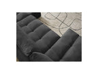 Anakin - Canapé Panoramique Fixe - Tissu Texturé - 3 Coussins