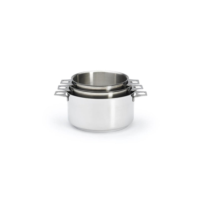 Milady Stainless Steel Saucepan Battery, For Twisty Removable Handle