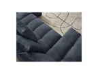 Anakin - Canapé Panoramique Fixe - Tissu Texturé - 10 Coussins