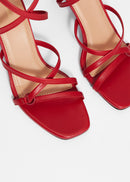 Shoes Leslie Sandalette - Red - Women