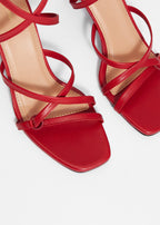 Sandales Leslie - Rouges