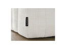 Anakin - Canapé Droit Fixe 3 Places - Tissu Texturé - 2 Coussins