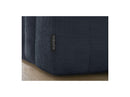 Anakin - Canapé Droit Fixe 3 Places - Tissu Texturé - 2 Coussins