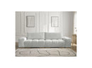 Anakin - Canapé Droit Fixe 3 Places - Tissu Texturé - 2 Coussins