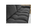 Anakin - Canapé Droit Fixe 3 Places - Tissu Texturé - 2 Coussins