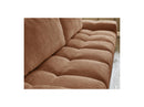 Anakin - Canapé Droit Fixe 3 Places - Tissu Texturé - 2 Coussins