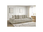 Anakin - Fixed Straight 3-Seater Sofa - Textured Fabric - 6 Cushions