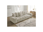 Anakin - Fixed Straight 3-Seater Sofa - Textured Fabric - 6 Cushions