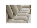 Anakin - Canapé Droit Fixe 3 Places - Tissu Texturé - 6 Coussins