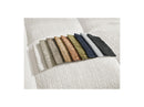 Anakin - Canapé Droit Fixe 3 Places - Tissu Texturé - 6 Coussins