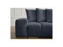 Anakin - Canapé Droit Fixe 3 Places - Tissu Texturé - 6 Coussins