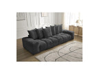 Anakin - Fixed Straight 3-Seater Sofa - Textured Fabric - 6 Cushions