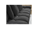 Anakin - Canapé Droit Fixe 3 Places - Tissu Texturé - 6 Coussins