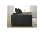 Anakin - Fixed Straight 3-Seater Sofa - Textured Fabric - 6 Cushions
