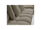 Anakin - Fixed Straight 3-Seater Sofa - Textured Fabric - 6 Cushions