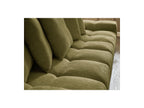 Anakin - Fixed Straight 3-Seater Sofa - Textured Fabric - 6 Cushions