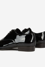 The Kooples - Derbys En Cuir Verni Noir - Femme
