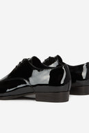 Derbys En Cuir Verni Noir - Femme