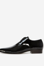 The Kooples - Derbys En Cuir Verni Noir - Femme